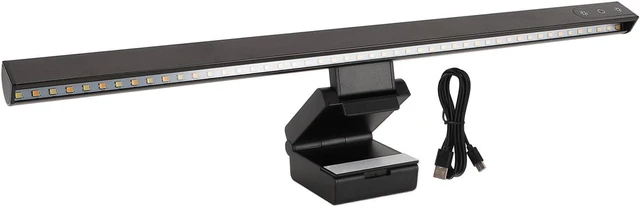 Main image of Computer Light Bar USB Powered with 15 Lighting Modes Touch Control, LED Screen Light Bar for Home Office Gaming Desk, Glare Free Asymmetric Eye Protection Design