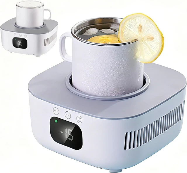 Main image of 2-in-1 Smart Cooling Cup, 50W portable Heating Cooling Cup- Low Energy Consumption Desktop Mini Quick Cold Beverage Machine for Beer, Drinks, Red Wine