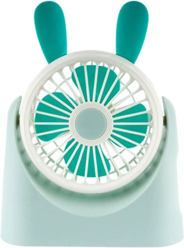 Main image of Cooling Fan For Home Office Travel Mute Portable Fan USB Rechargeable Adjustable 2 Speeds For Indoor Outdoor Travel(Green)