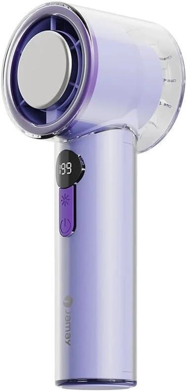 Main image of Portable Turbo Fan, Transparent Portable Handheld Fan 199 Gear Speed Summer Ice for Outdoor Indoor