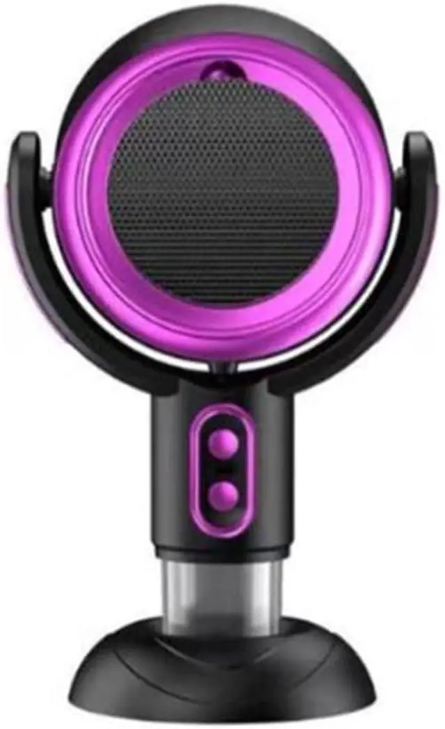 Main image of Desktop Cooking Exhaust Fan with Detachable Range Hood USB Rechargeable Tabletop Air Purification System Adjustable 15° Tilt Dual-Speed for Indoor Barbecue Small Kit(black-purple)