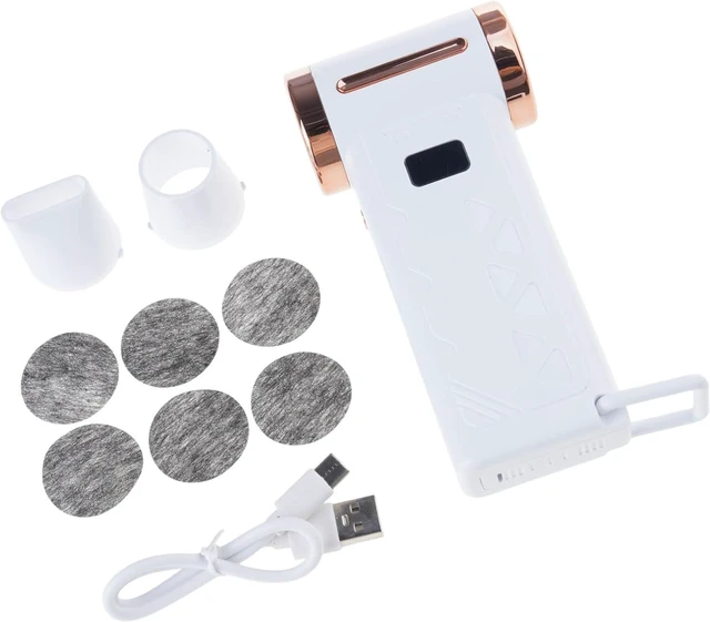 Main image of Powerful 130000RPM Handheld Turbos Fan Featuring 6 Adjustable Turbos Mode and LED Light USB C Charging and Accessories Motor Handheld Fan
