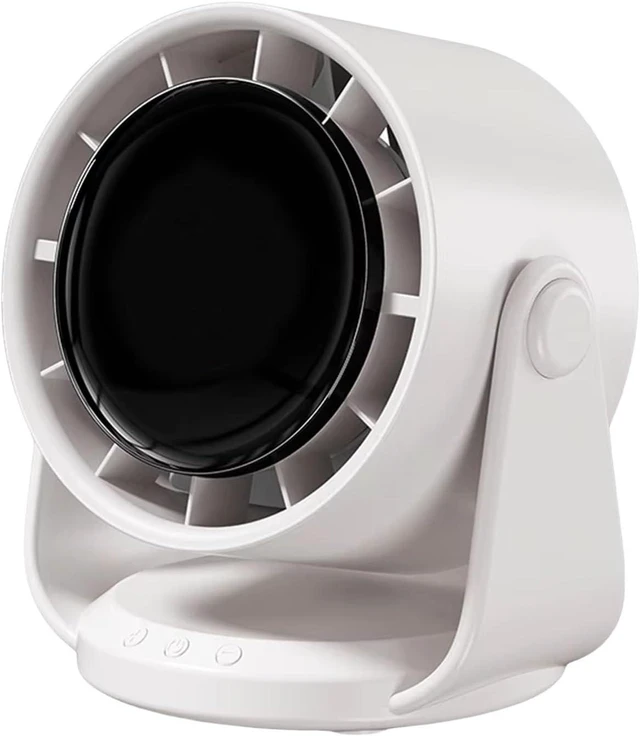 Alt view image 2 of 2 - Small Fan Cooling Digital Display 4000mAh with Adjustable Speed Suitable for Indoor Desk and Wall Mounting Portable Desk