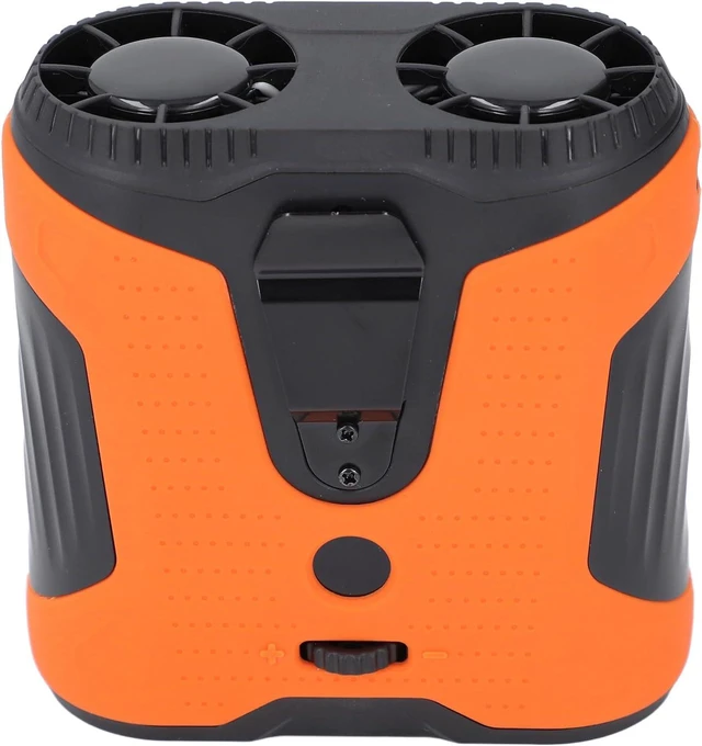 Main image of Oumefar Waist Fan with Dual Air Outlets and 16H Work Time for Fishing Camping Hiking 10000mAh Battery