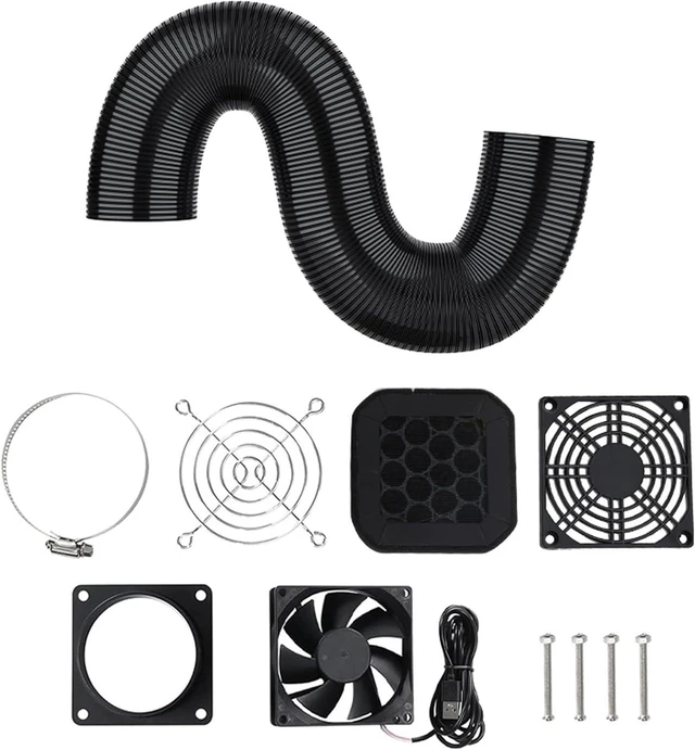 Main image of 3D Printer Ventilation USB Exhaust Fan Accessories Set Perfect for Kitchen Pet House Air Purification USB Power Fan