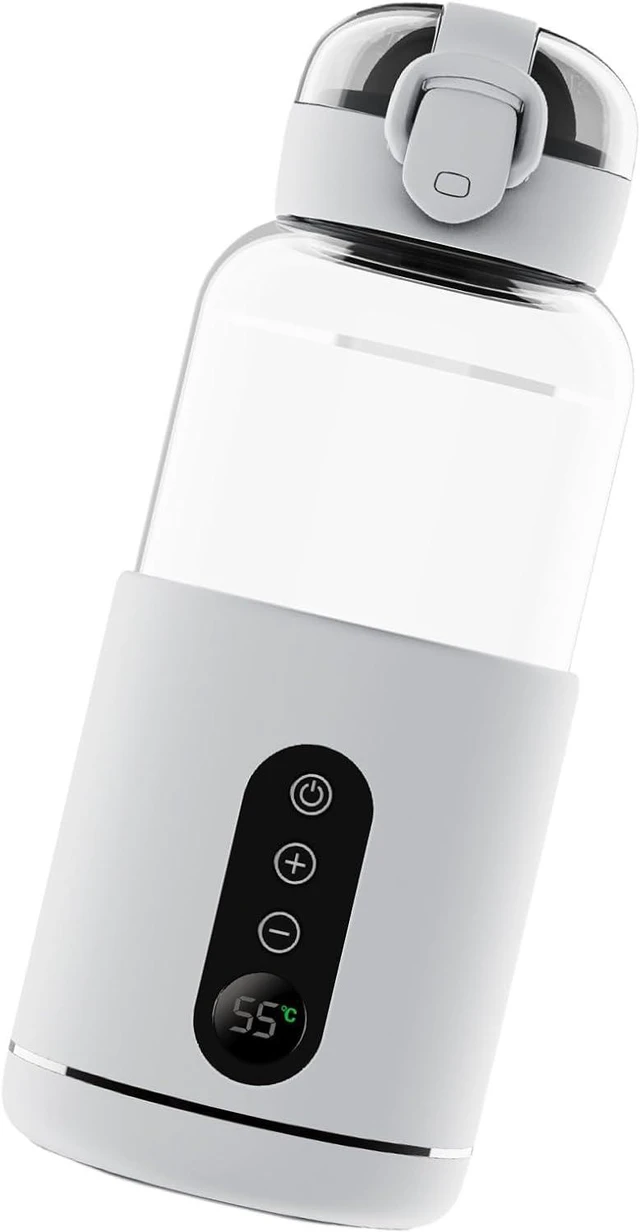 Main image of Phenol Complimentary Glass Bottle Toastier Intelligent Battery Measure Fast Warming Technology USB Create Car Link Agreement for Mother Hygienic Untarnished Bottle Stove