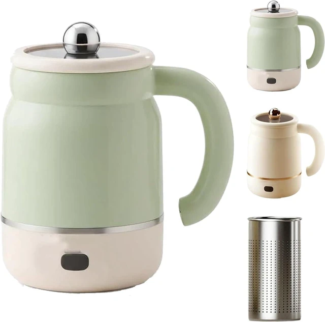 Main image of 3-in-1 Multifunctional Portable Electric Cooking Mug, 30oz Rechargeable Coffee Mug Warmer, with 24H Heat Preservation, Multifunctional Cooking Cup for Home Office Travel (Green)
