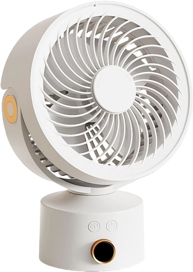 Main image of Rechargeable Small Fan Air Circulation Fan 3 Speed Adjustable Texture Suitable For Quiet And Efficient Cooling Outdoor Cooling