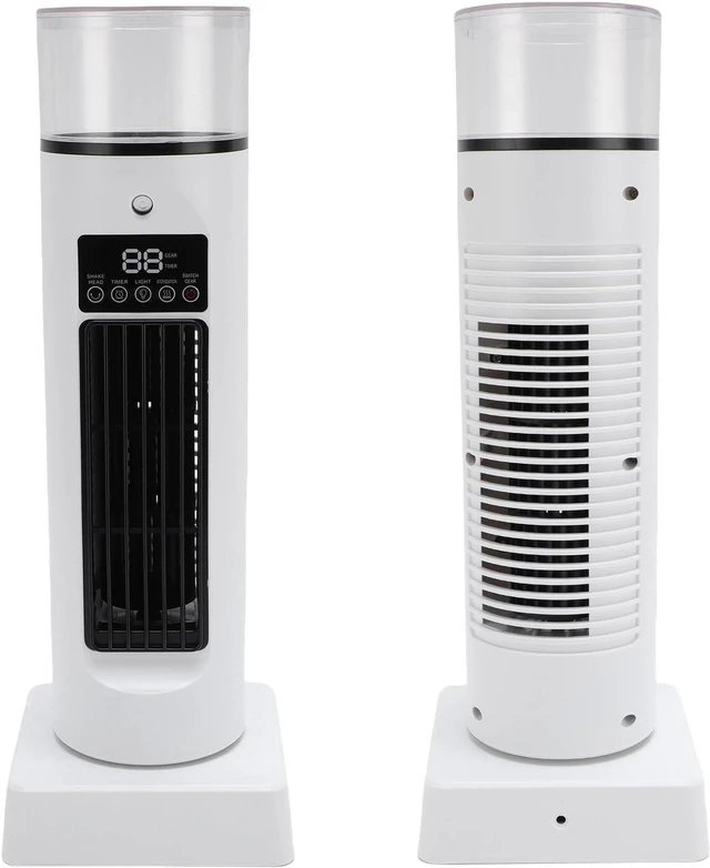 Main image of Desktop Tower Cooling Fan Portable Air Conditioning No Leaf Misting Fan USB Powered Humidifier for Home Dormitory Office