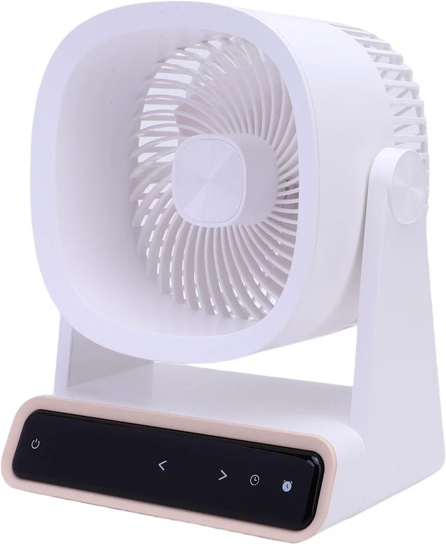 Main image of aqxreight Cooling Fan Desktop Or Wall Hanging Touchscreen Quiet Fan for Bedroom Kitchen Office Camping Type 2 Experience It and C Cooling FanDesktop FanTouchscreen FanQuiet FanWall (Type 2)