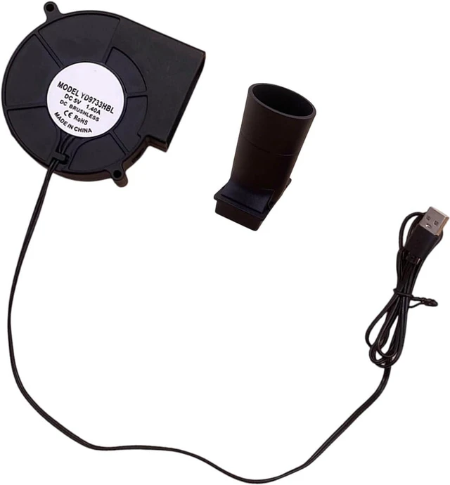 Main image of 3500RPM Centrifugal Fan Air Blower 5V for Effortless Charcoal Ignitions in Barbecues Wood Stove and Outdoor Use Usb Cooling Fan for Electronics