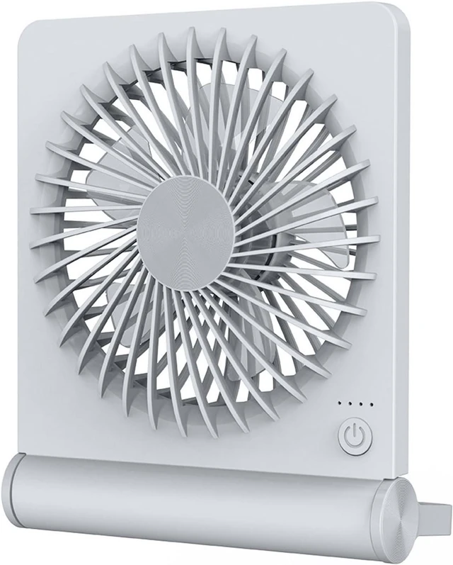 Main image of PANGBOER USB Desk Fan with 2000mAh Rechargeable Battery Powerful Super-Thin Small Table Electric Cooling Quiet for Usb Desk