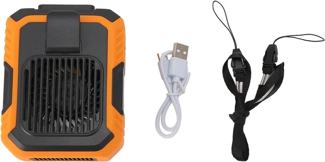 Main image of 2 In 1 Waist Fan, For Mobile Charging, Built In 4000mAh Power Bank, Turbine Blades Cooling Technology, 3 Wind Gears, Double Clip Design, Lightweight Belt, Strong Light Fla