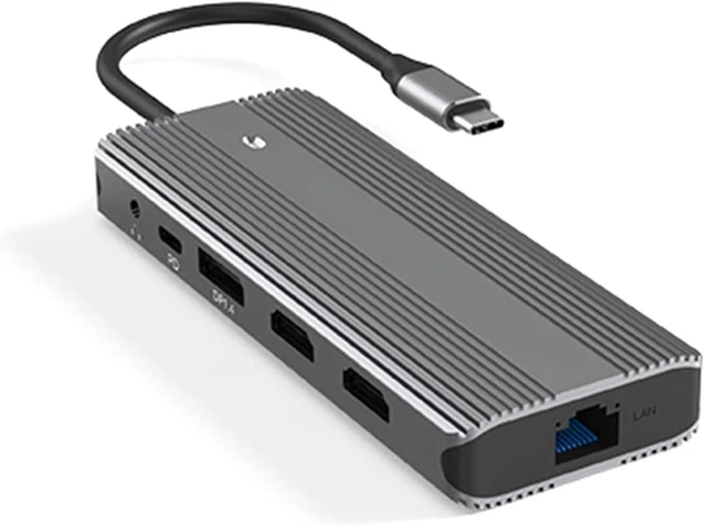 Main image of 11 in 1 USB C Docking Stations with HDTV 4K @ 60Hz Gigabit Ethernet USB3.0 Card Reader PD100W Charging USB C Hubs