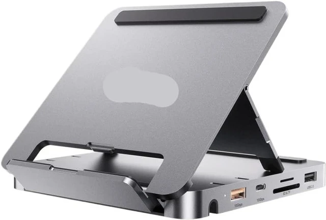 Main image of USB C Hub with 4K HDMI PD 100W Support M 2 NVMe SSD Foldable Stand Base Compatible with