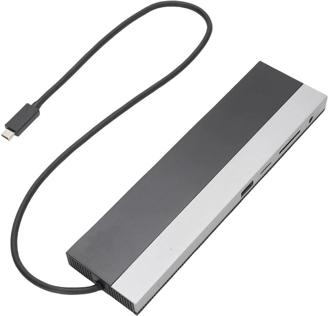 Main image of USB 3.0 VGA DisplayPort Docking Station with RJ45 Ethernet Port Stable Internet Connection and Seamless Productivity for Media Enthusiasts