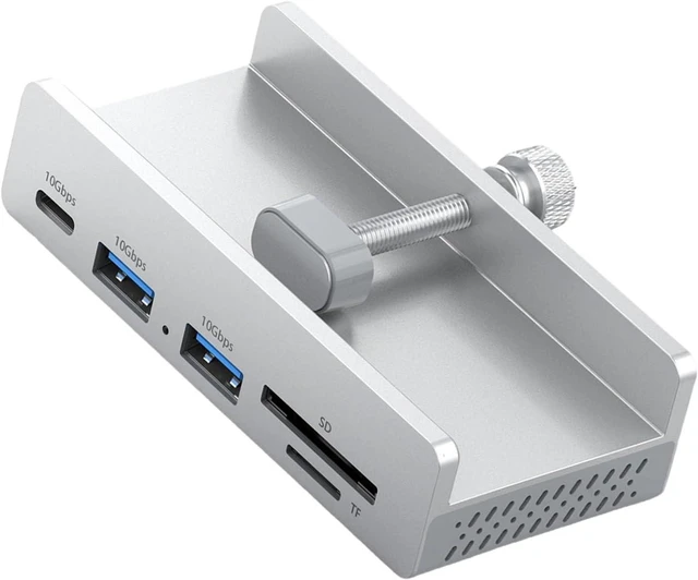 Main image of Innovative 7 Connection Type C Adapter with Bright 4K 60Hz Visual Display and Memory Card Slot USB C Hub