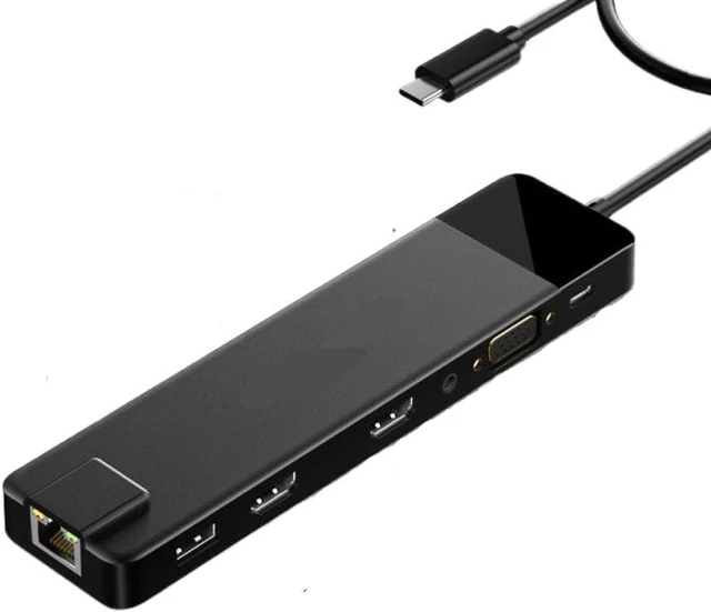 Main image of 13 Port USB Hub 3 0 Speedt Hub USB Type C HDMI 4k RJ45 1000mbps Type C to USB Hub SD TF Compatible with