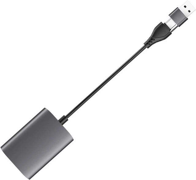 Main image of ULTECHNOVO USB-c to Dual High-Definition Video Adapter 1080p 60hz USB 3.0 Hub Splitter for Dual Monitor Display