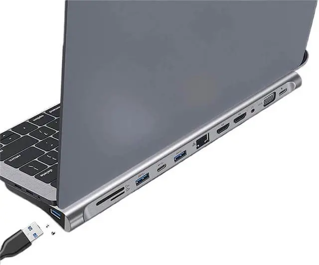 Main image of USB Hub Docking Station Laptop Type C to HDMI VGA 3.0 2.0 Dock PD 100W Compatible with