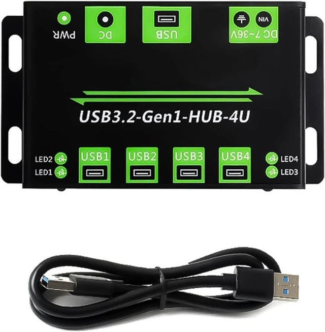 Main image of USB 3.2 Hubs With Four Fast Speed Expansion Port And Onboards Power Supply For Electronic Enthusiasts