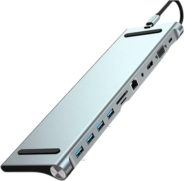 Main image of TY>pe C HUB with 100W PD Adapter HDTV 1080P 4K RJ45 Ethernet USB Disk m;ic/ro SD TF Card Reader for Extender
