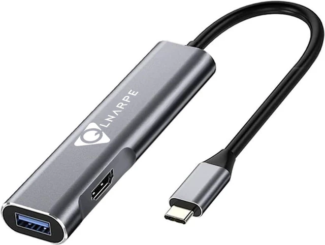 Main image of 5 in 1 USB hubs USB C HUB with USB 3.0, HDMI, SD/Micro SD Cards Reader USB Type C PD Charging Adapter