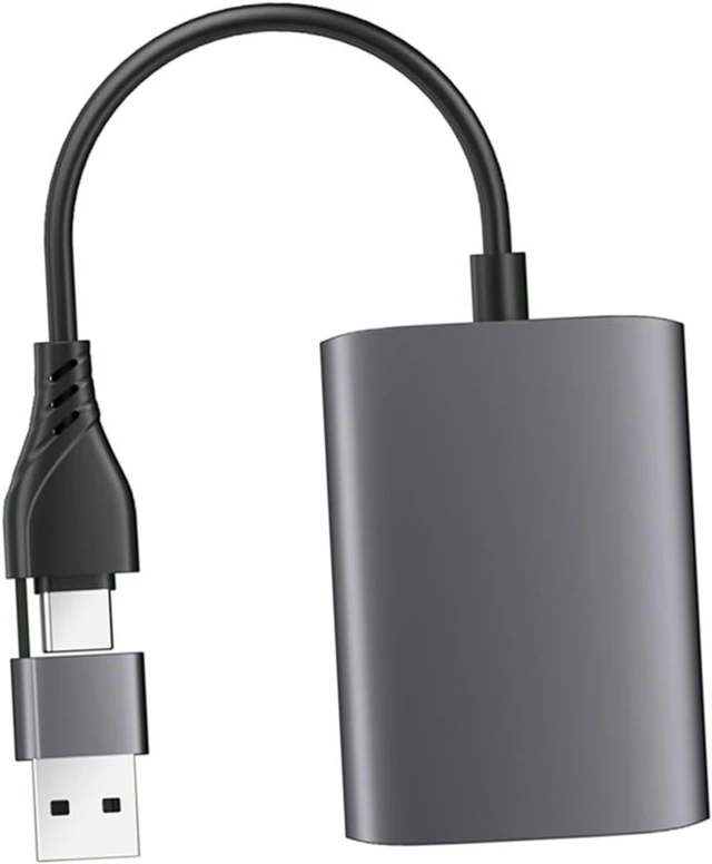 Main image of SEWACC USB Type C to Dual Adapter Display Splitter Hub Plug and Play USB Port Expander Compatible with