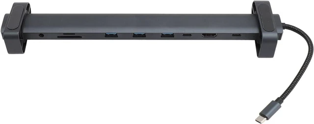 Main image of 10 in 1 USB Hub Type C to 4K HD Multimedia Interface VGA PD 100W RJ45 Port 3.5mm Audio 4 USB3.0 USB C Hub Multiport Adapter