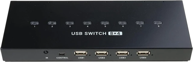 Main image of USB2.0 Manual Shared Switching Printer Sharing Device USB Hub 8 In 4 Out Data Transfer Hub Converter