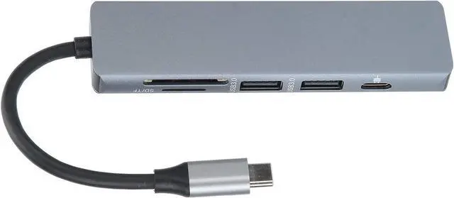 Main image of 6 in 1 Type C HUB Adapter Docking Station USB C to HDMI Converter for PRO AIR XPS Aluminum Alloy Compact Lightweight