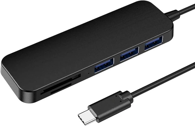 Main image of USB C Hub USB Hub 3.0 Multi USB Splitter Adapter 3 Port Card Reader High Speed Type C Mini USB-Hub Extension Cable