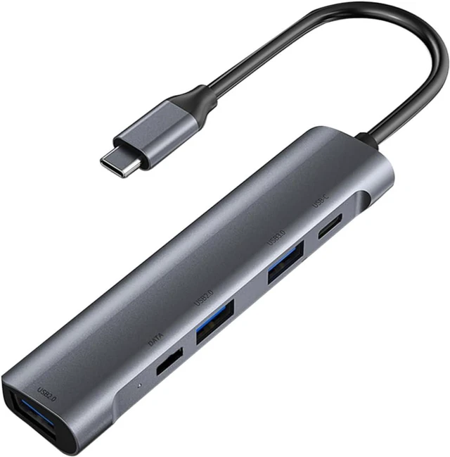 Main image of Angoily 2pcs USB Hub for Laptop Adapter USB Ports Expander High Speeds Accessories for Expansion Transfer