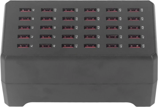Main image of USB Hub Charger 30 Ports High Speed Fast Charging USB Charging Hub for Phone Earphone Light AC 100240V (EU Plug)