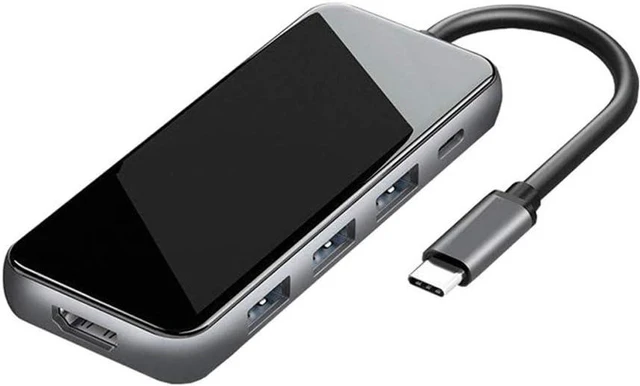 Main image of Portable Smart Extender,Multifunction USB C Hub Adapter 5 in 1 USB3.0X3 PD HDMI USB Hub
