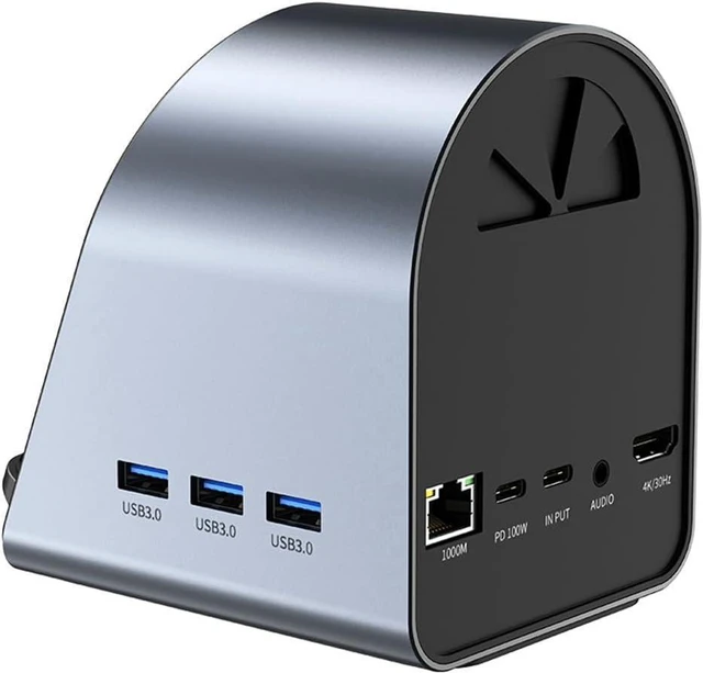 Main image of 10 in 1 USB C Hub Type C 3.0 to 4K HD Adapter with RJ45 SD/TF Card Reader PD Fast Charge with Wireless Charging 15W USB to Type C Adapter USB Hub USB Splitter
