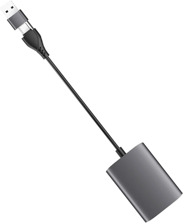 Main image of Yardenfun Type-c USB to Converter Dual Port Adapter for Laptop Support for Home Office