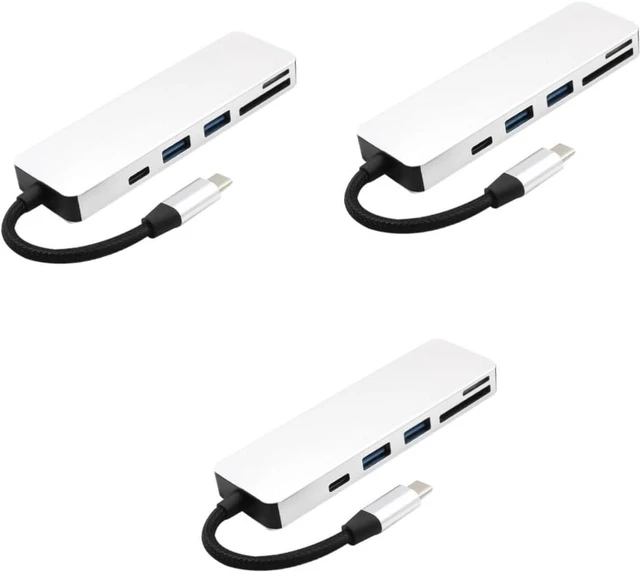Main image of jojofuny 3pcs USB C Hub Adapter Memory Card Ports for Multi-Function Use Compatible USB-c Devices