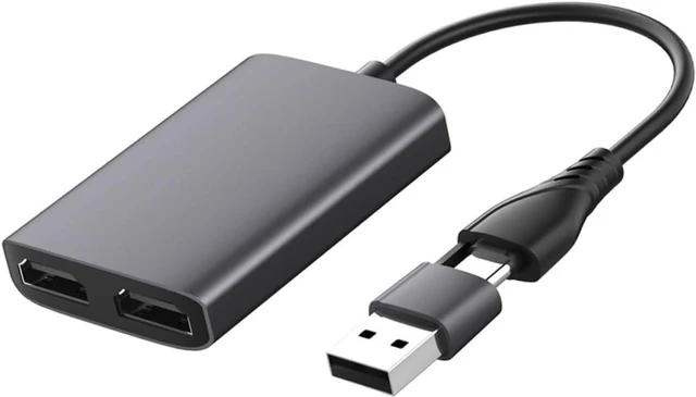 Main image of Type-c to Converter USB Hub Adapter for Laptop Monitor Extender Support