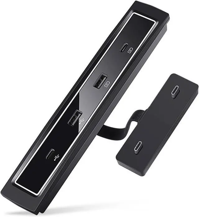 Main image of Compatible for 3/Y 27W Quick Charger LED Intelligent Docking Station USB Shunt Hub Decoration Car Accessories Laptop Docking Station with Charging Monitor Hdmi-Compatible Ports and Power USB C Ower C