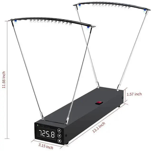 Alt view image 2 of 7 - Ballistic Chronograph for Rifle Shooting: Precision Speed Tester with FPS MPS Readings LCD Screens for Archery Arrow Bow