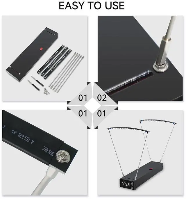 Alt view image 4 of 7 - Ballistic Chronograph for Rifle Shooting: Precision Speed Tester with FPS MPS Readings LCD Screens for Archery Arrow Bow
