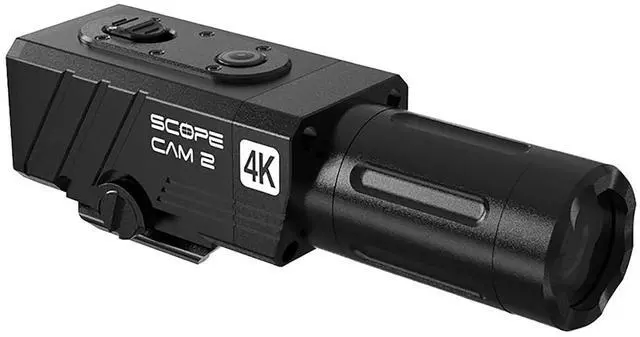 Main image of ScopeCam2 4K Zoom Action Camera Waterproof 4xDigital HD Mini Video Camera with Recording Switch Cable