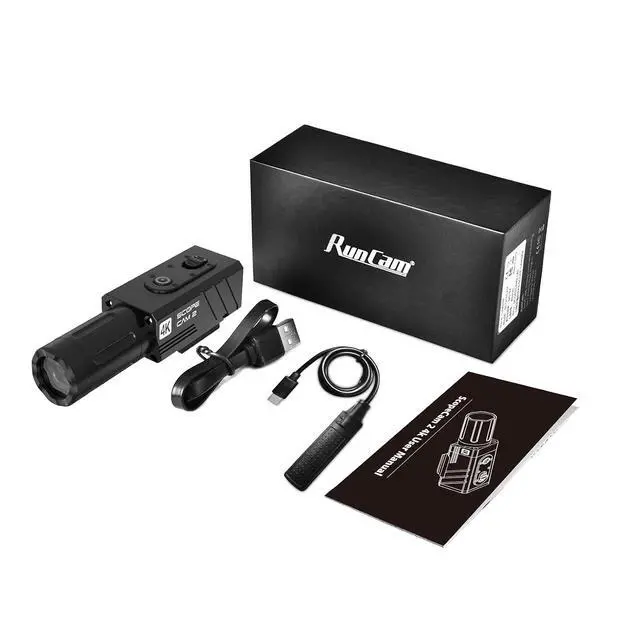 Alt view image 6 of 6 - ScopeCam2 4K Zoom Action Camera Waterproof 4xDigital HD Mini Video Camera with Recording Switch Cable