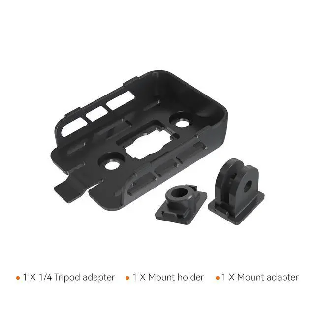 Alt view image 2 of 2 - 6 Action Camera Accessories, 1/4 Tripod Adapter, Camera Mount Holder, Camera Mount Adapter
