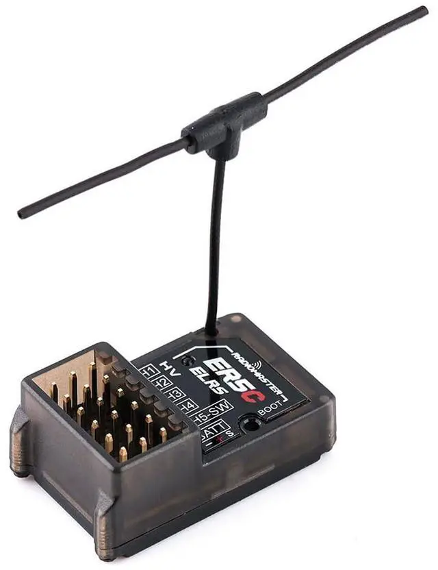Main image of ER5C ELRS PWM Receiver: 2.4GHz 5Ch ExpressLRS Receiver Nano Module with T Antenna for RC Cars Boats Surface Marine RC Applications