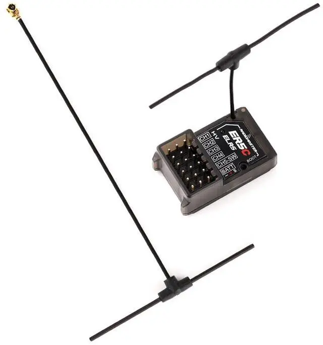 Alt view image 7 of 7 - ER5C ELRS PWM Receiver: 2.4GHz 5Ch ExpressLRS Receiver Nano Module with T Antenna for RC Cars Boats Surface Marine RC Applications