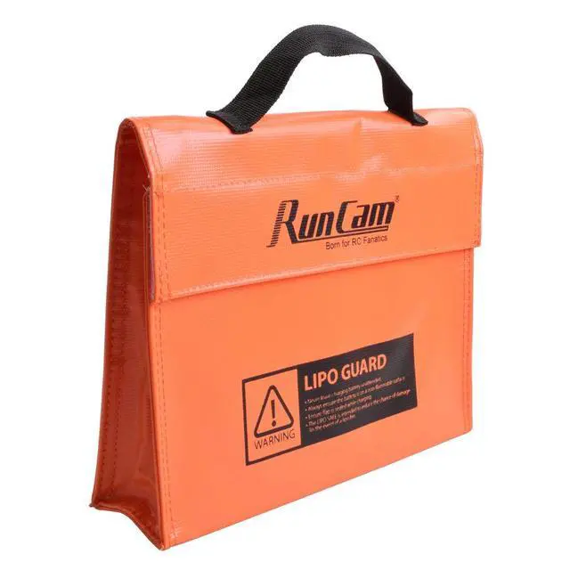 Alt view image 2 of 3 - Lipo Battery Guard - Explosionproof & Fireproof - Water Resistant - RC Lipo Battery Storage & Charging - Orange, Glass Fiber, 240x180x65mm