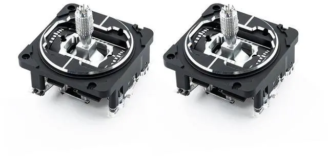 Main image of CNC Hall Gimbals for Radiomaster TX16S Boxer Helloradio V14/V16 AG01 High-Precision Adjustable Hall Sensor Gimbal with Anti-Slip Stick Ends, Full CNC Aerospace Aluminum for FPV RC Radio Transmitters