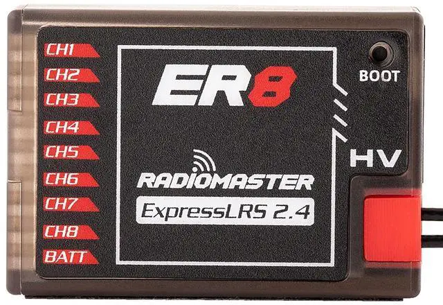 Main image of ER8 ELRS PWM Receiver: 2.4GHz 8Ch ExpressLRS Receiver Nano Module for Fixed Wing RC Vehicles by Speedybee